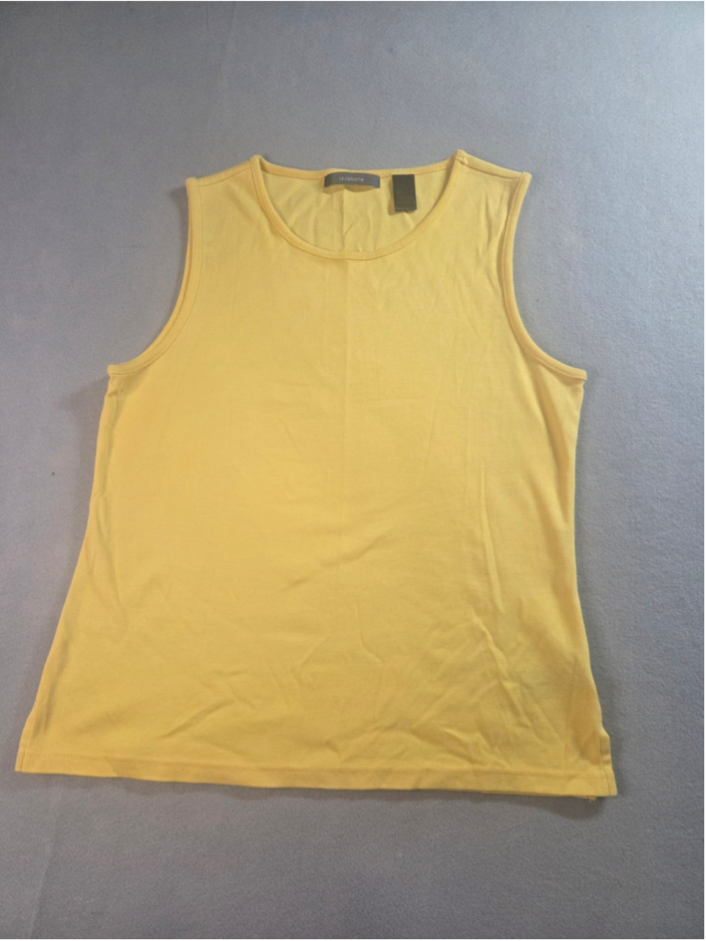 Women's Liz Claiborne Yellow Tank Top Size M